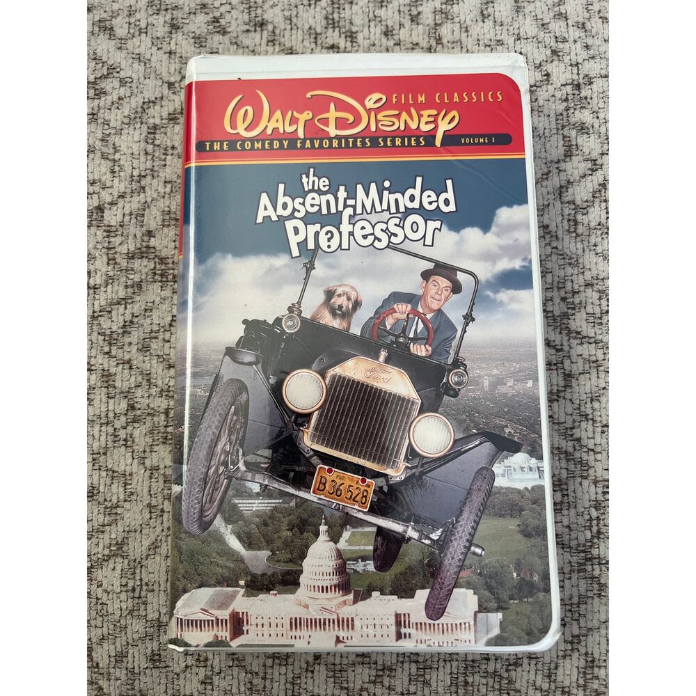 The Absent Minded Professor Disney Vintage VHS Clamshell Movie Pre-Loved